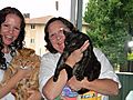 photo thumbnail Angela and Brenda with our cats Bryleight and Nickey